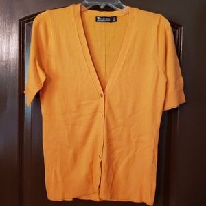 7th Avenue short sleeve cardigan